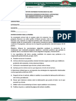 Examen de Lenguaje y Comunicación