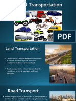 Land Transportation Lesson 3