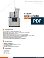 Cutter - Emulsionador: Caracteristicas