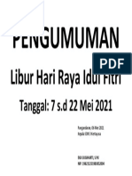 PENGUMUMAN