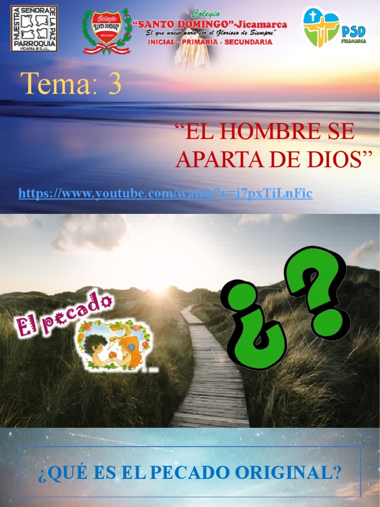 Tema 3 - El Hombre Se Aparta de Dios 2022 | PDF