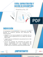 00 Presentación Práctica 07 INDUCCIÓN, CAPACITACIÓN Y EVALUACIÓN DE DESEMPEÑO