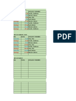 Calendario Particpantes Reuniones 2022