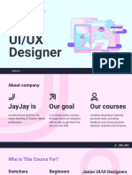 Course Presentation - Profession UI - UX Designer (English)