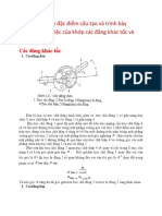 Câu 6 Phân tích đặc điểm cấu tạo và trình bày nguyên lí làm việc của khớp các đăng khác tốc và đồng tốc