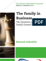 The Family in Business: The Dynamics of The Family Owned Firm