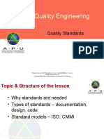 APU Lecture 4 - Quality Standard