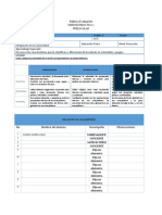 Evaluación rúbrica educación física preescolar