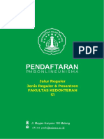 25 - MANUAL BOOK Jalur Reguler - Jenis Pesantren (FK) S1