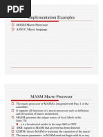 Macro Processor Examples