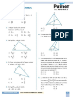 Trigonometria - Rep 5 - Raz Trigonométricas de Ángulos Agudos II, Resolución de Triángulos Oblicuángulos - Ecuaciones Trigonométricas I - Tarea