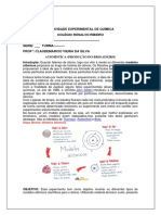 II Atividade Experimental de Química - 220322 - 062850