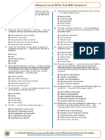 892 - Passive Voice Advanced Level Mcqs Test With Answers 2