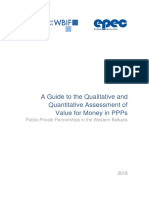 Assessing Value for Money in PPPs