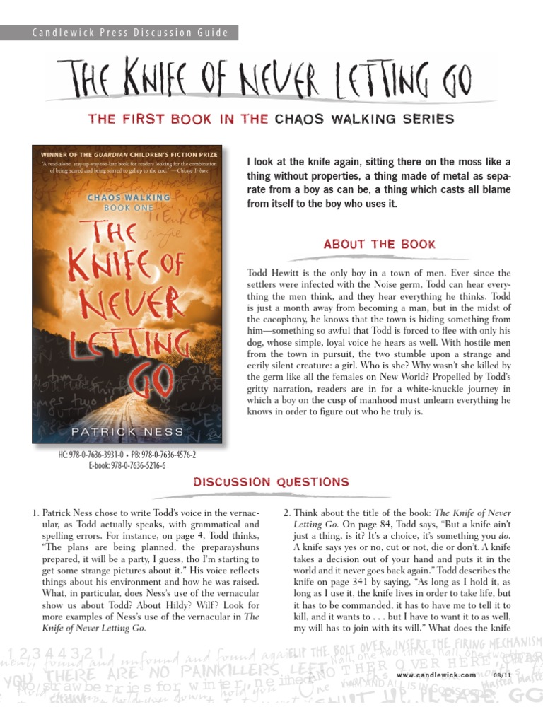 The Knife of Never Letting Go by Patrick Ness Discussion Guide | PDF