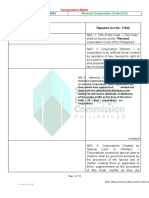 2019legislation - Revised Corporation Code Comparative Matrix