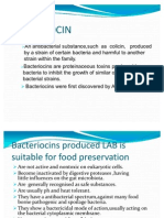 BACTERIOCIN in Hurdle Technology