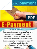 E Payments Modes and Methods