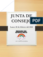 Junta de Concejo Lunes 28 de Febrero Del 2022