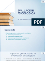 Bloque 1 Aspectos Generales de La Evaluación Psicológica