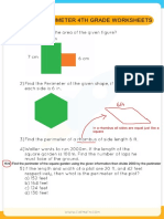 Area and perimeter homework