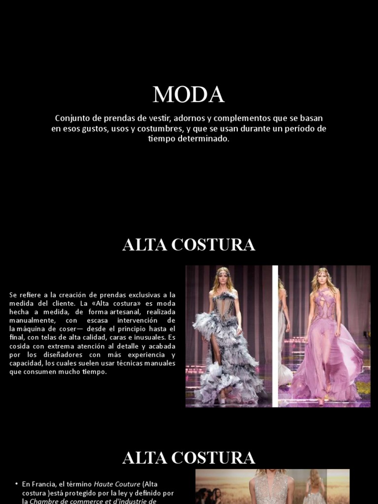 Guía Completa sobre Tipos de Moda | PDF | Apariencia humana ...