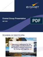 Eramet Group Presentation Highlights Responsible Transformation