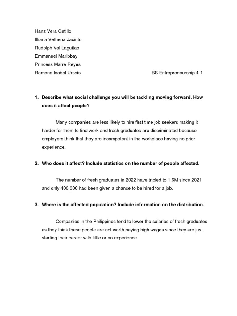 Tackling Fresh Graduate Unemployment | PDF | Employment | Labour Economics