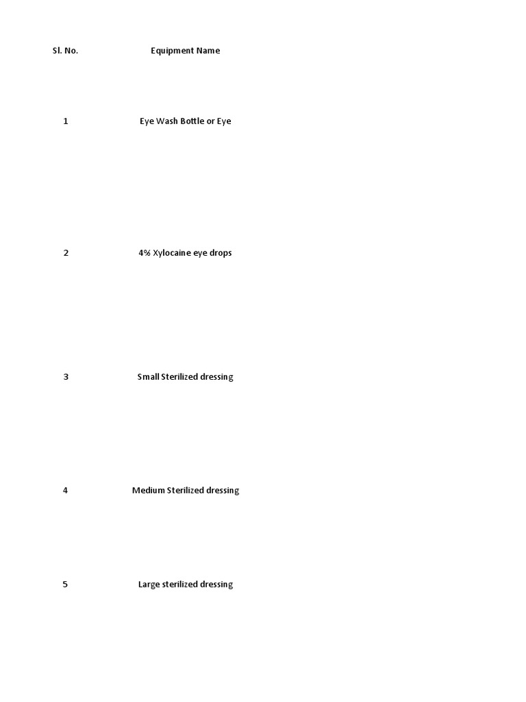 First-Aid Box Manual | PDF