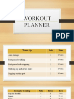 Workout Planner