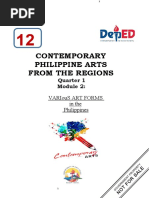 Contemporary-Philippine-Arts-from-the-Regions-Module-2-Q1 - DESIGNED FOR 12 HUMSS A, B, C, D, E and 12 EPAS BOOKLET FORM