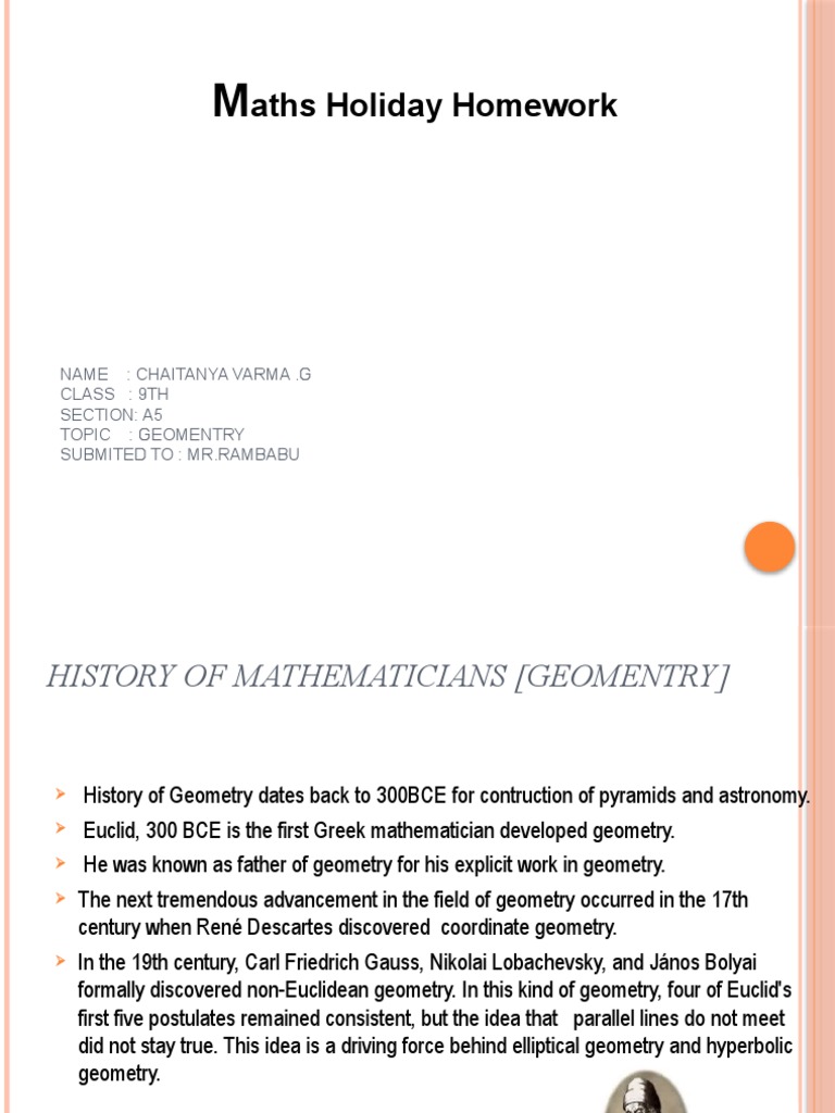 Geometry Presentation Pdf Geometry Line Geometry