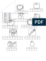 Worksheet Fruits and Vegetables