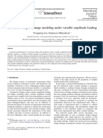 Stochastic Fatigue Damage Modeling Under Variable Amplitude Loading