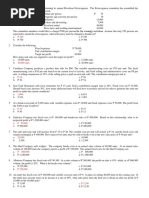 Quiz #2 - Breakeven