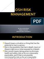 Osh Risk Management