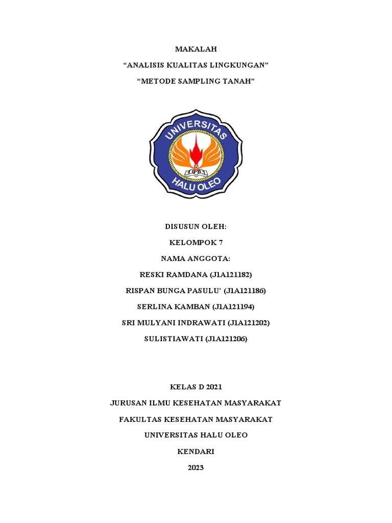 Metode Sampling Tanah dan Purposive Sampling | PDF