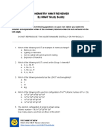 Chemistry NMAT Questionnaire by NMAT Study Buddy