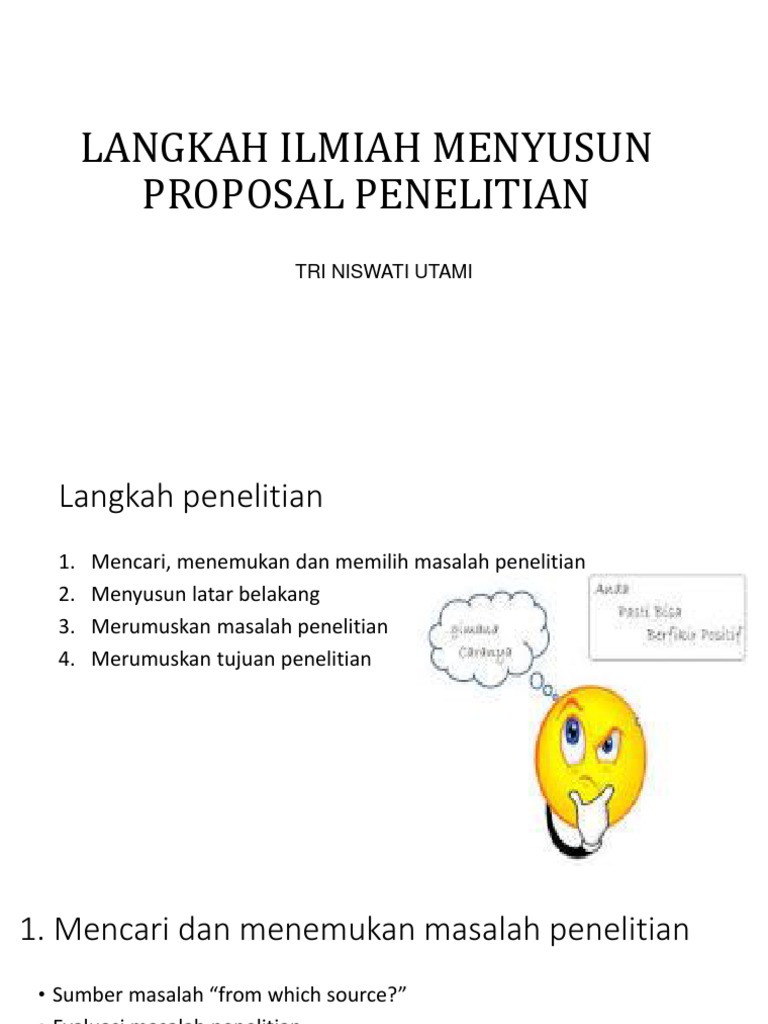 P2 langkah menyusun proposal pdf