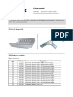 Fiche Produit Chemin de Câble en Tôle V190520