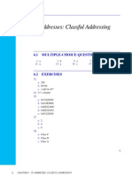 IP Addresses: Classful Addressing: 4.1 Multiple-Choice Questions