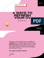 kogP3OGIRtuYigYUnVMY FYI Freebie 4 WAYS TO REFRESH YOUR CV