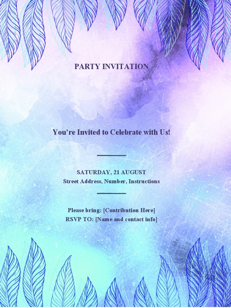 Party Invitation | PDF