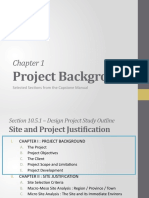 Project Background and Site Justification