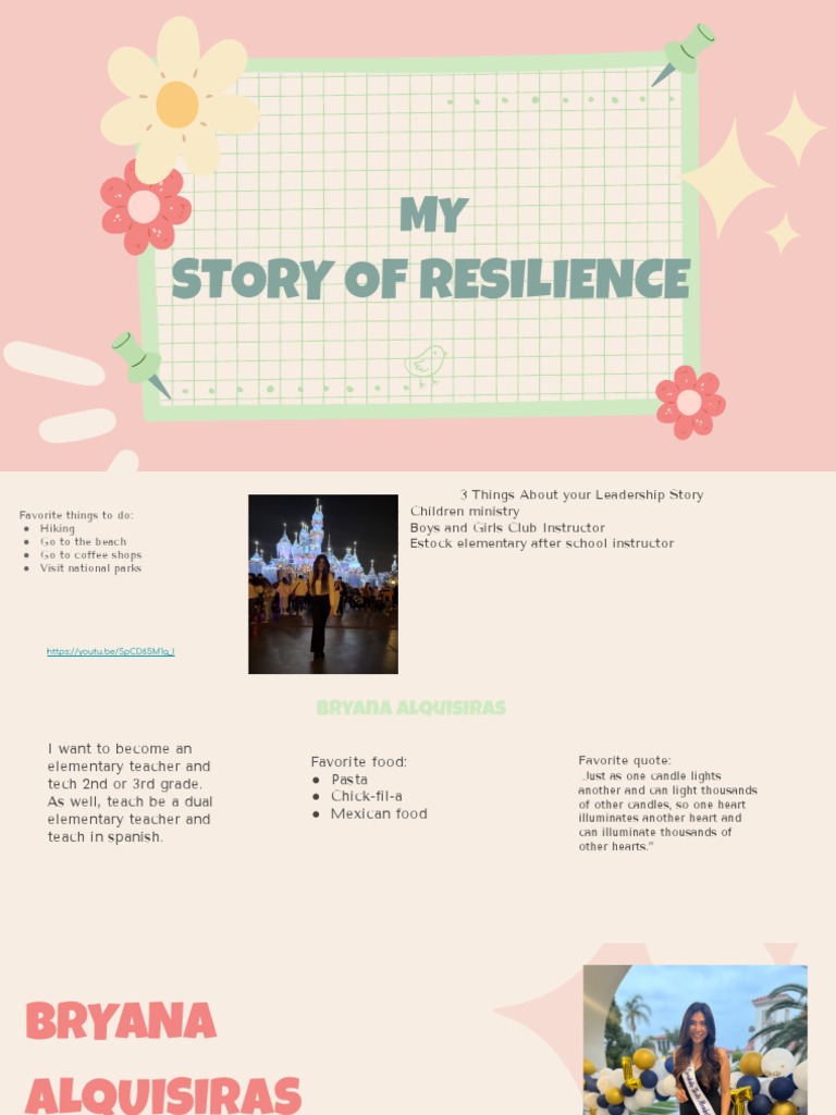 My Story of Resilience PDF Family