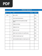 Product Backlog