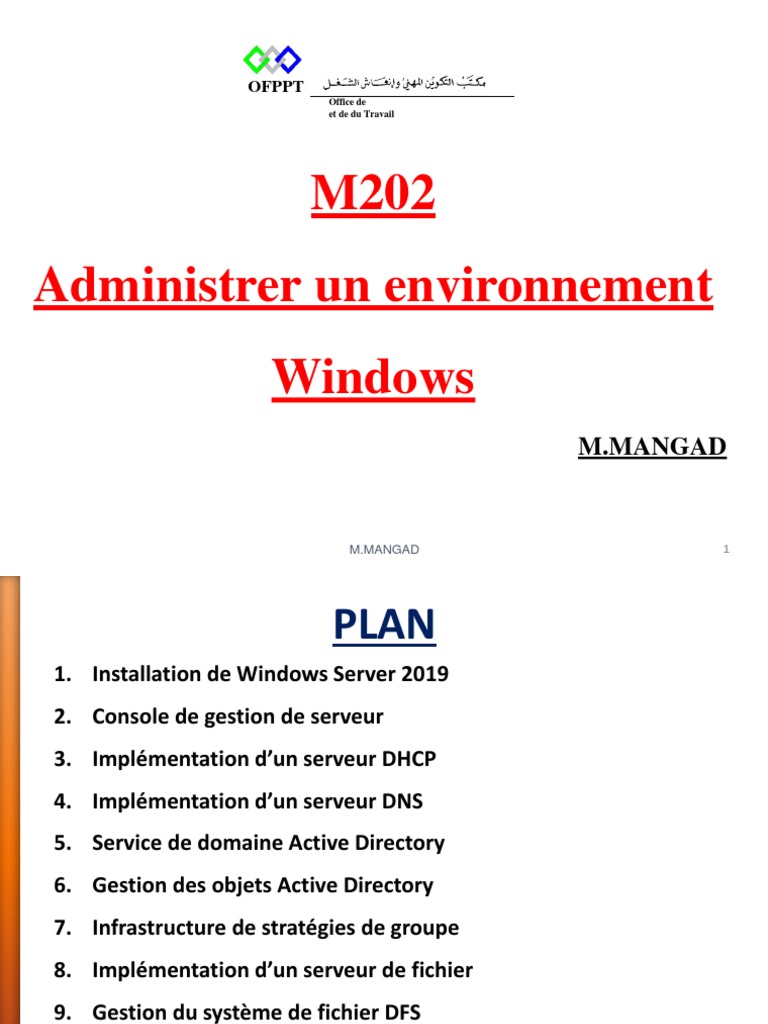 Administration de Windows Server 2019 | PDF | Système de noms de ...
