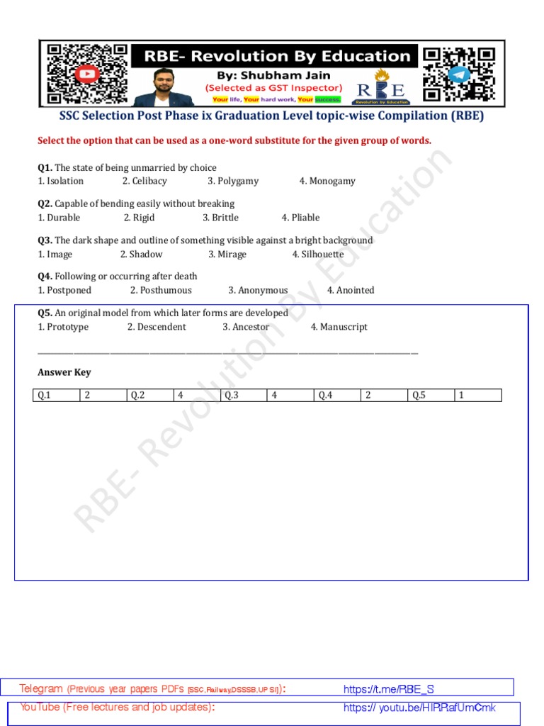 Selection Post IX OWS | PDF