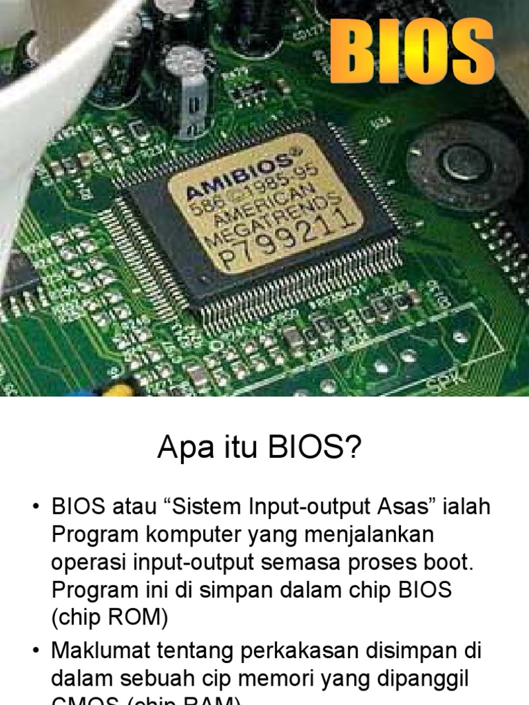 Mengerti Fungsi dan Cara Mengakses BIOS | PDF
