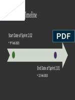 Sprint Planning Timeline Smart Art